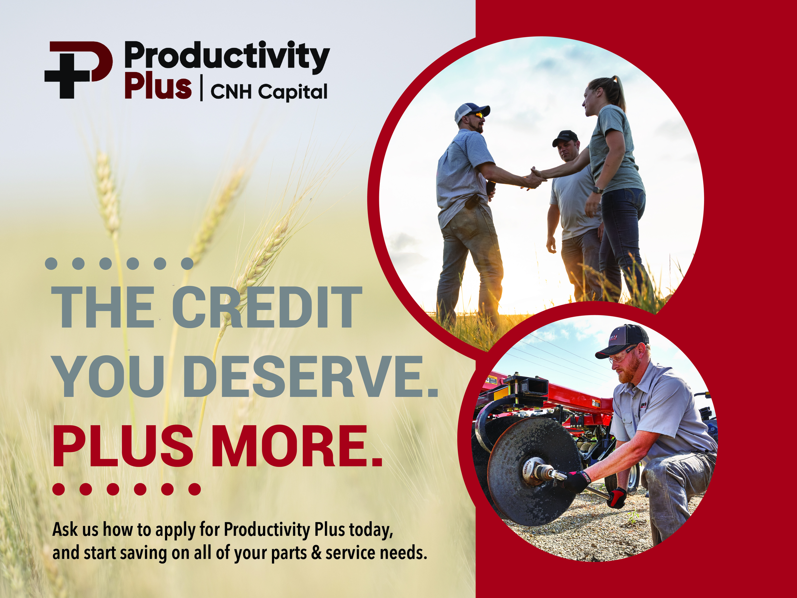 Go to redlineequipment.com (--ProductivityPlus subpage)